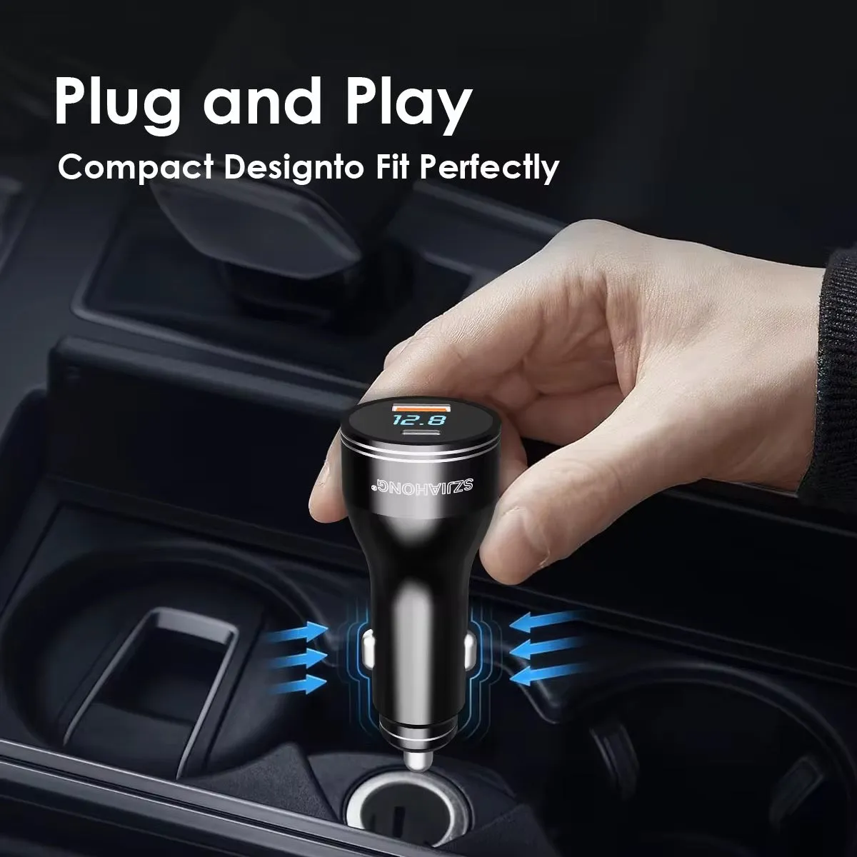 شاحن سياره ذكي , Smart car charger