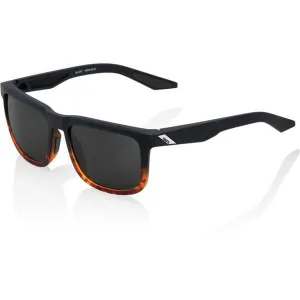 100% Blake - Soft Tact Fade Black / Havana - Black Mirror Lens