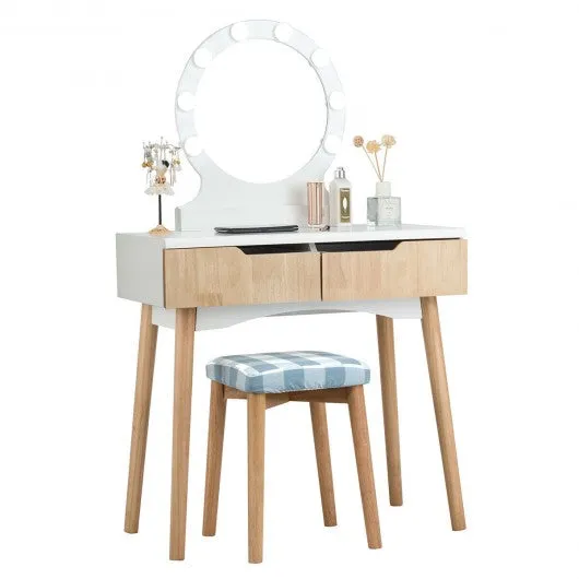 11 Bulbs LED Vanity Dimmable Mirror Hollywood Lights Kit