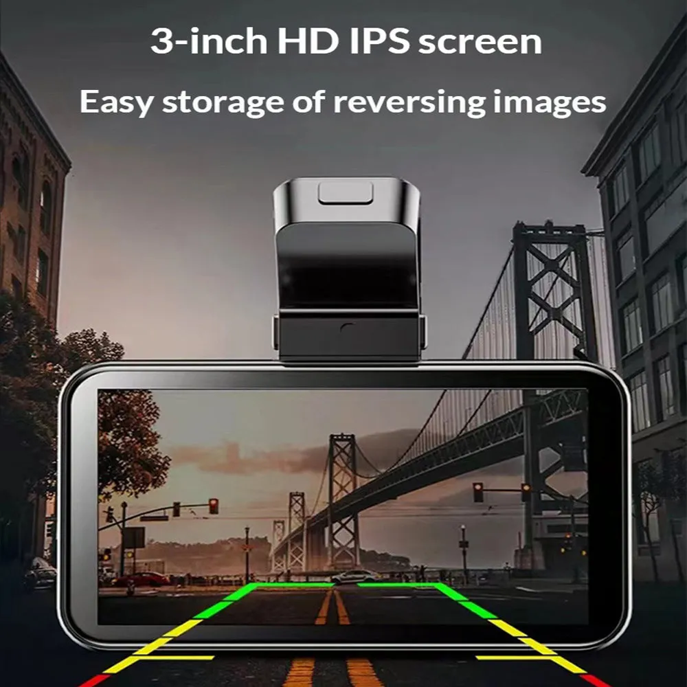 1440P WiFi Dash Cam | Dual Front and Rear Video DVR Recorder | Night Vision Kit