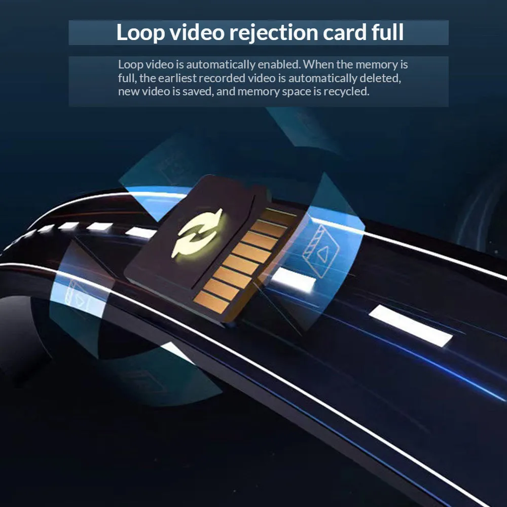 1440P WiFi Dash Cam | Dual Front and Rear Video DVR Recorder | Night Vision Kit