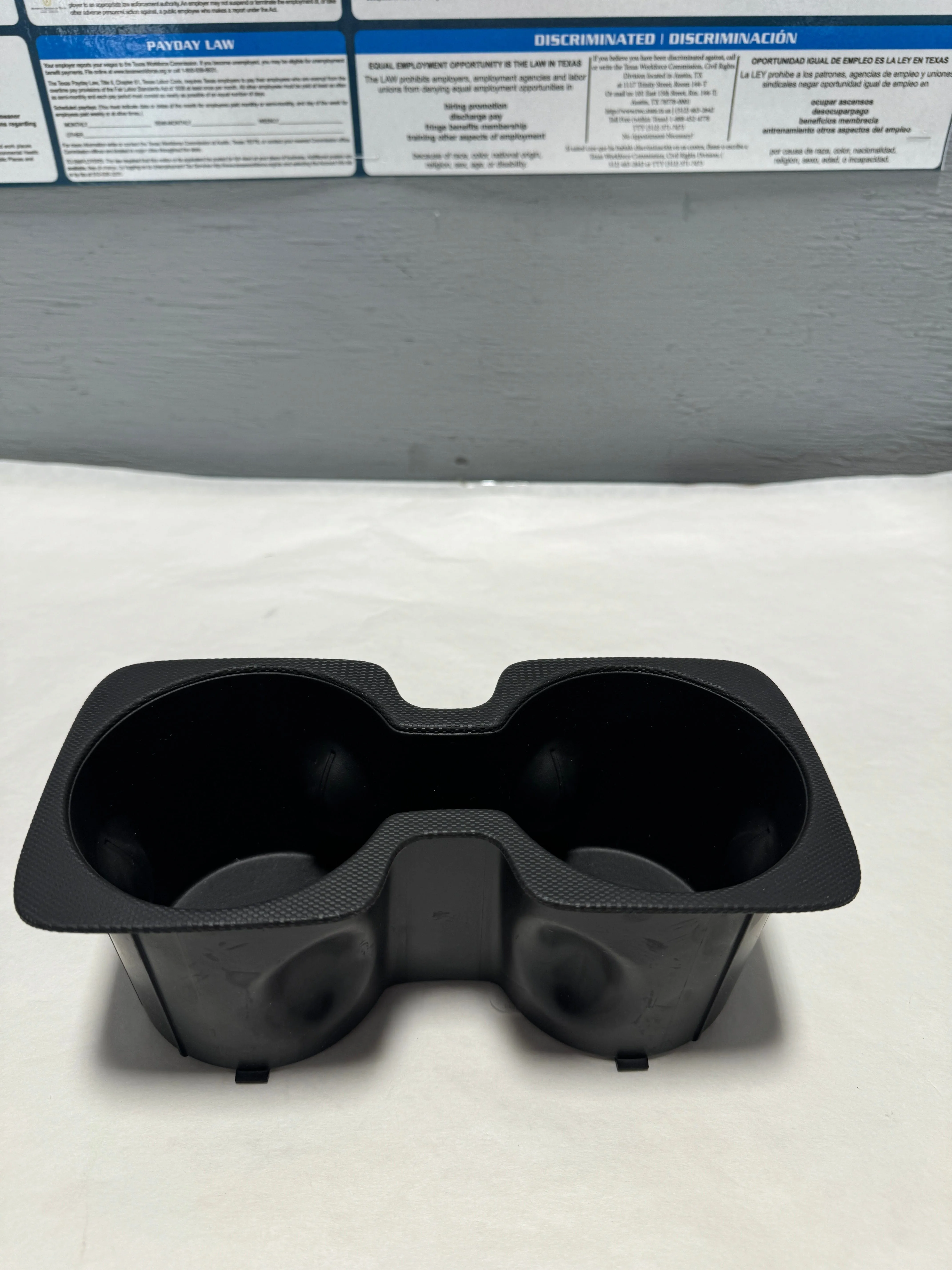 2014-2018 Silverado Sierra Center Console 2 Cup Holder Rubber Liner OEM