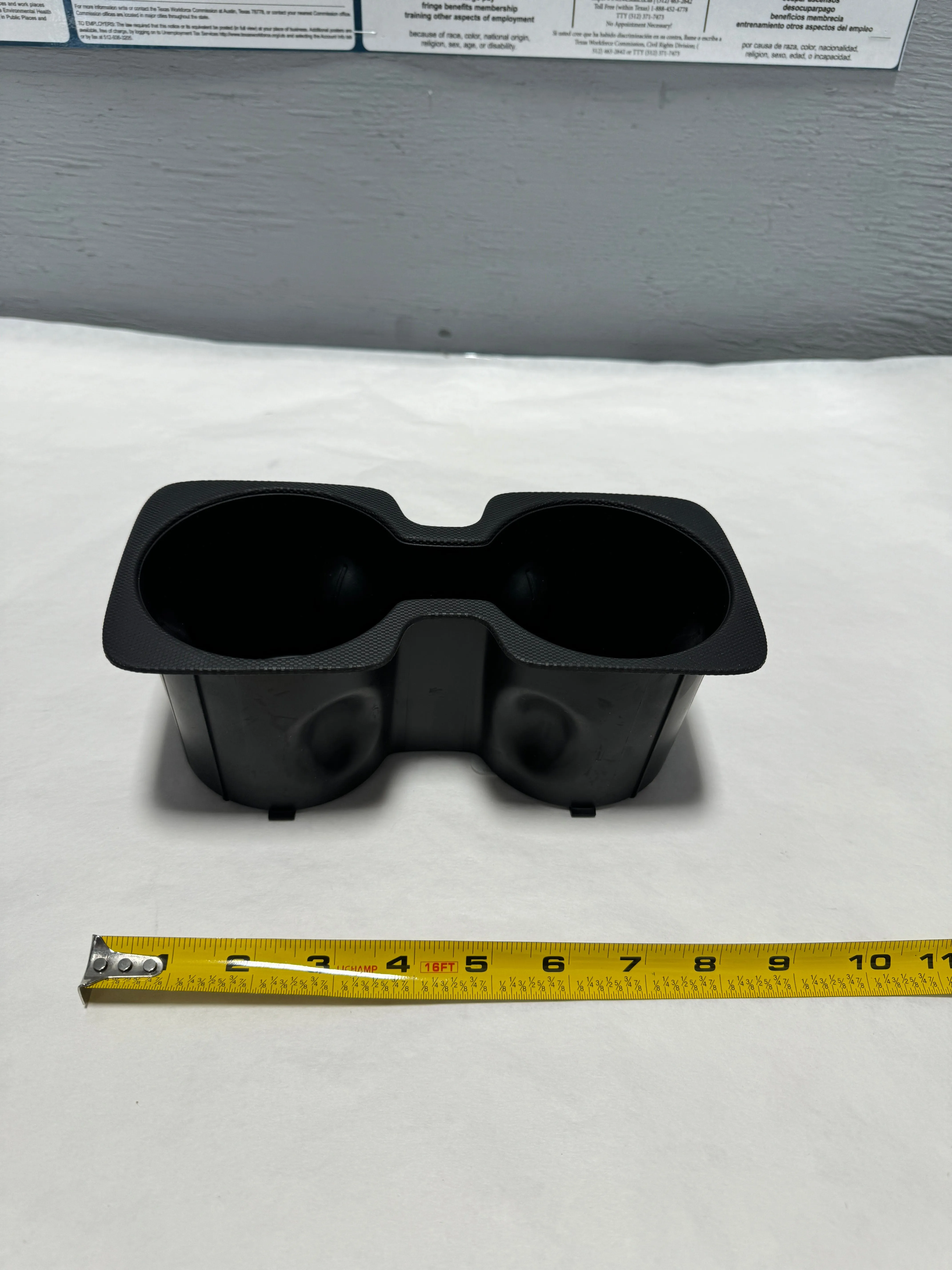 2014-2018 Silverado Sierra Center Console 2 Cup Holder Rubber Liner OEM