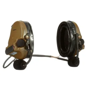 3M Peltor MT20H682BB-09 CY ComTac V Hearing Defender Headset, Neckband, Coyote Brown, 1 Each