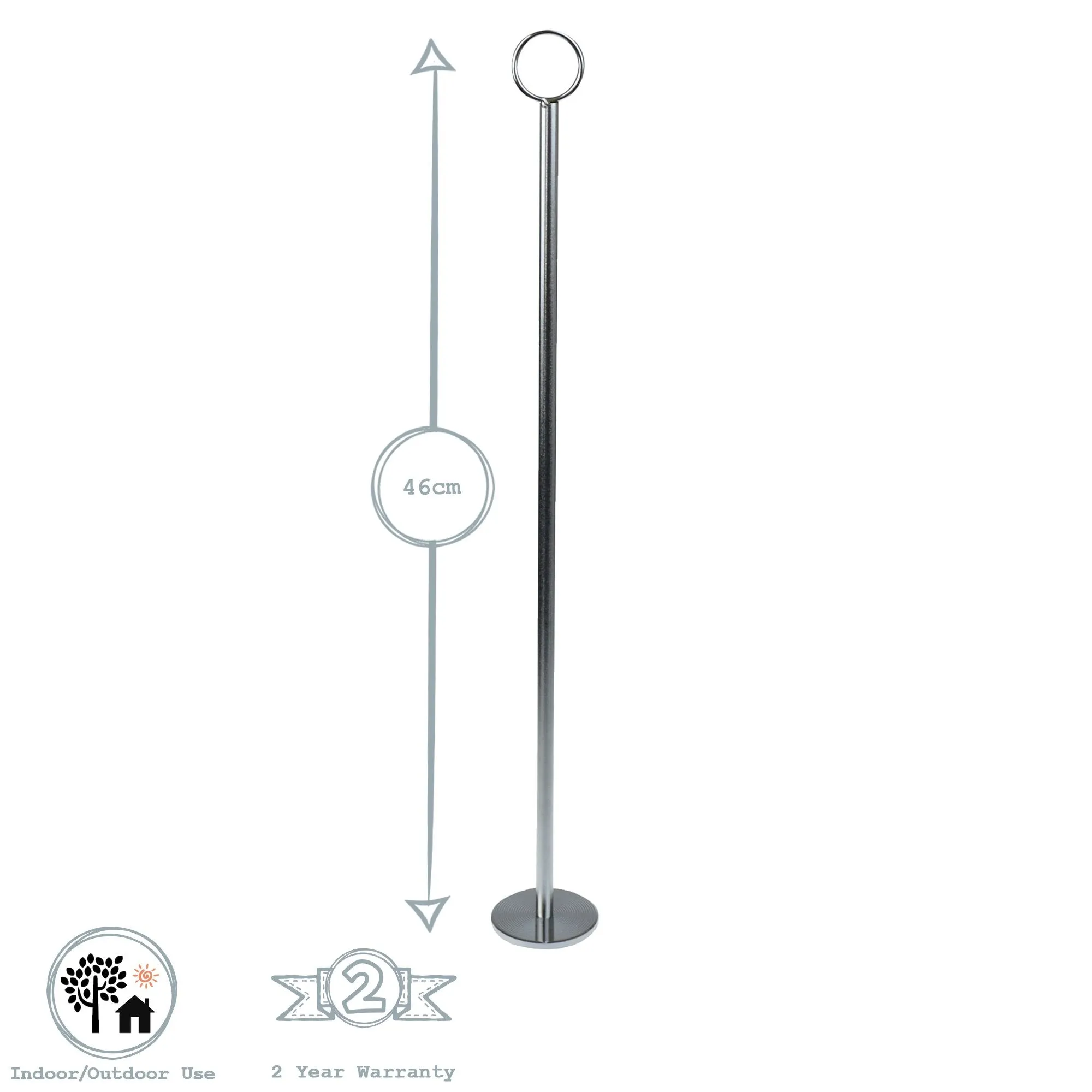 46cm Table Number Holders - Pack of 12 - By Argon Tableware