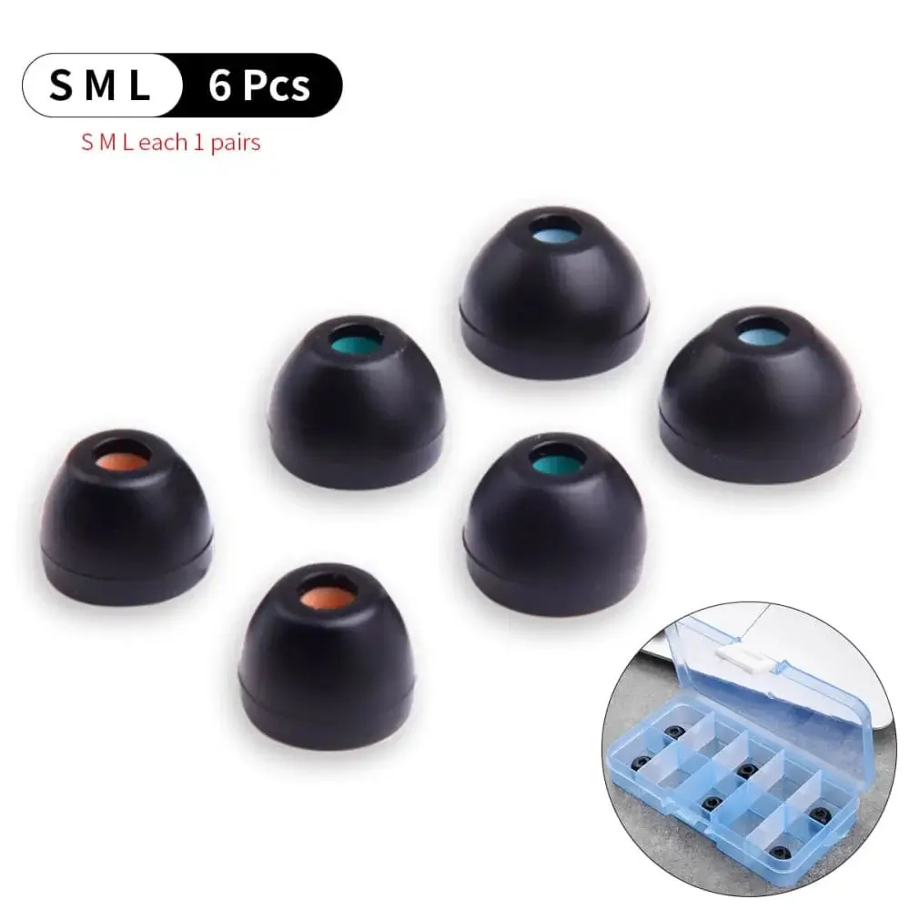 6pcs Silicone Ear Tips for Sony Wf-1000xm4, Wf-1000xm3 Wireless Earphone