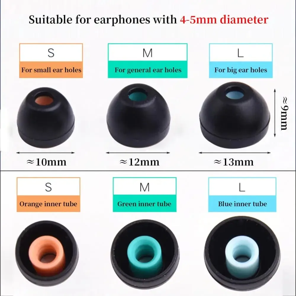 6pcs Silicone Ear Tips for Sony Wf-1000xm4, Wf-1000xm3 Wireless Earphone
