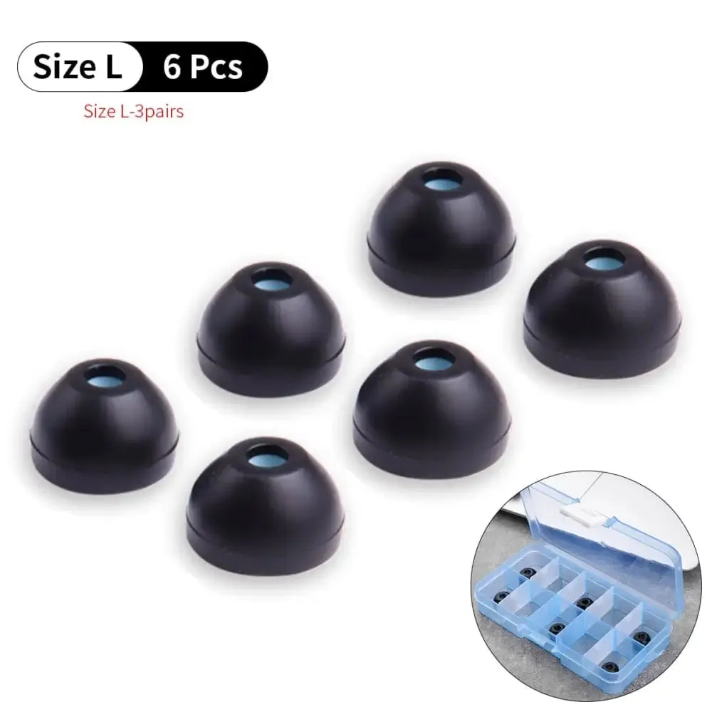 6pcs Silicone Ear Tips for Sony Wf-1000xm4, Wf-1000xm3 Wireless Earphone