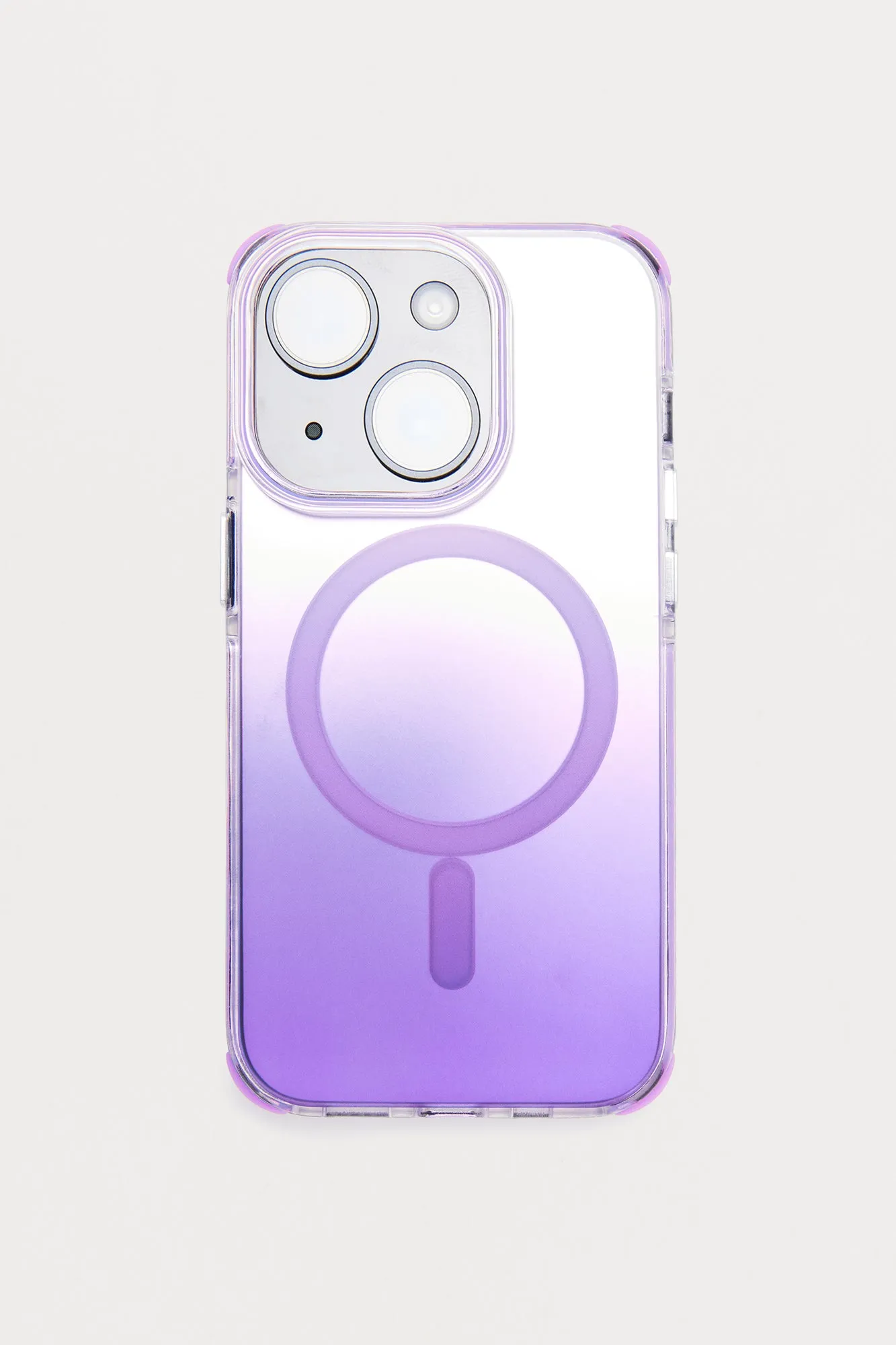 Alanna iPhone 14 Case With Magnet Ring - Purple
