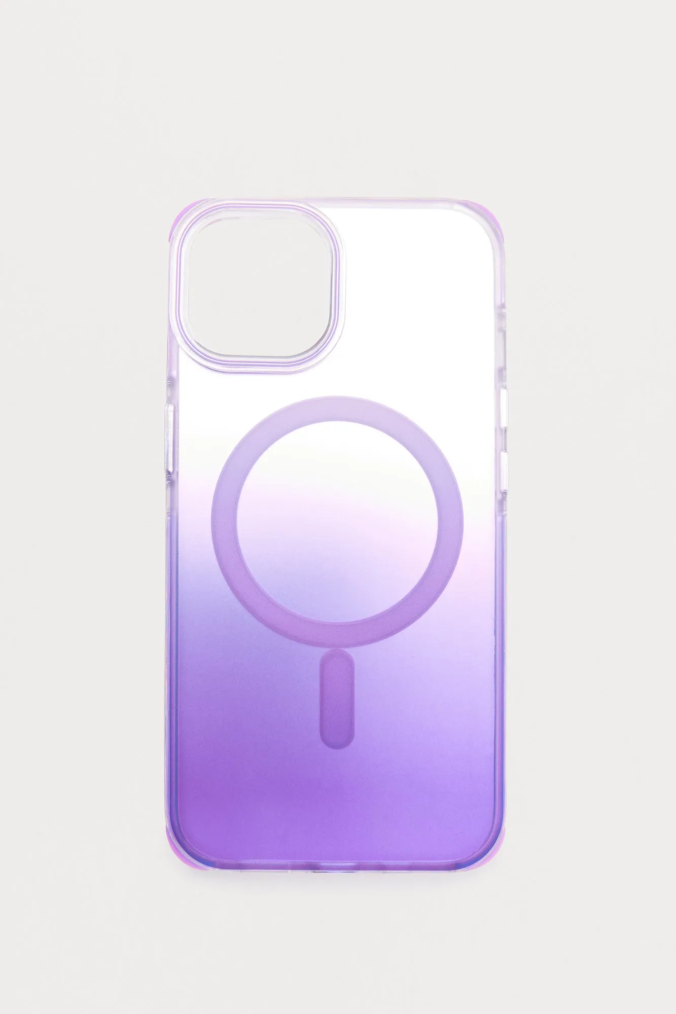 Alanna iPhone 14 Pro Case With Magnet Ring - Purple