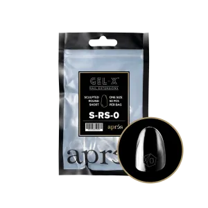 Apres Gel-X Sculpted ROUND SHORT Refill Bags, Size #0, 98440 OK0715MD