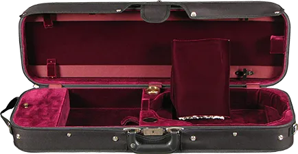 Bobelock 1002 Wooden Oblong Violin Case  - Suspension 4/4