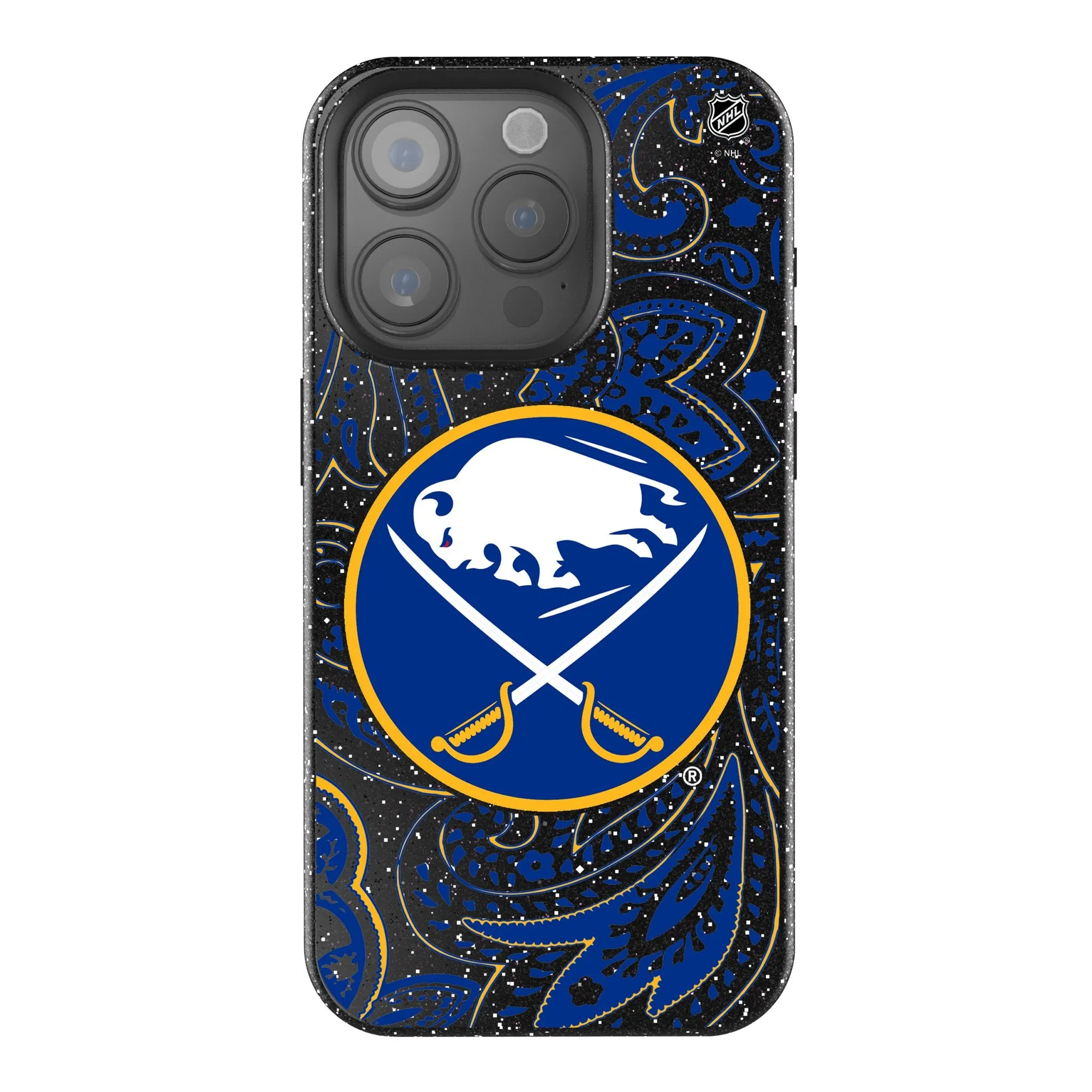 Buffalo Sabres Paisley Bling Phone Case