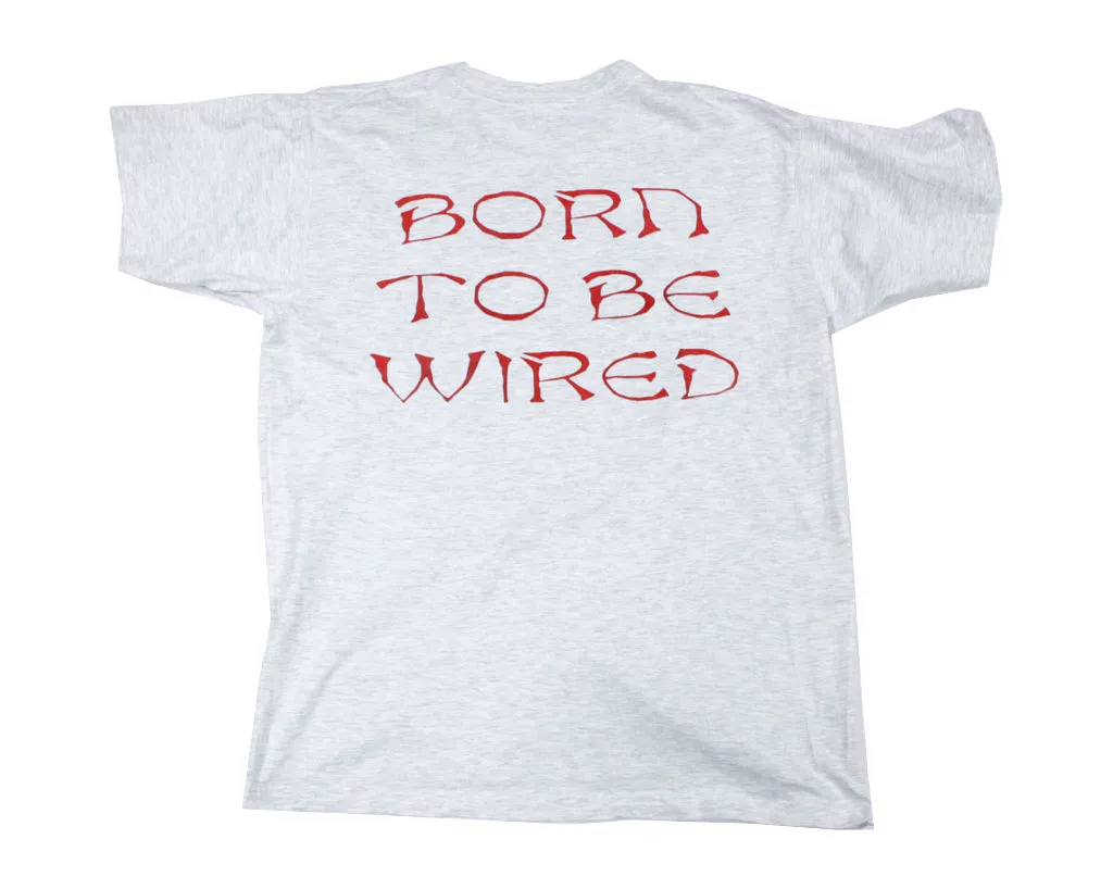 CACTUS JACK BORN TO BE WIRED *SIGNED* GRAY SHIRT LG
