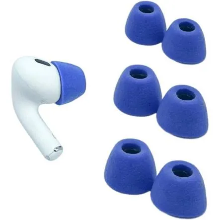 Comply Headphones Ear Tips for AirPods Pro (Electric Blue) [Assorted Pack]