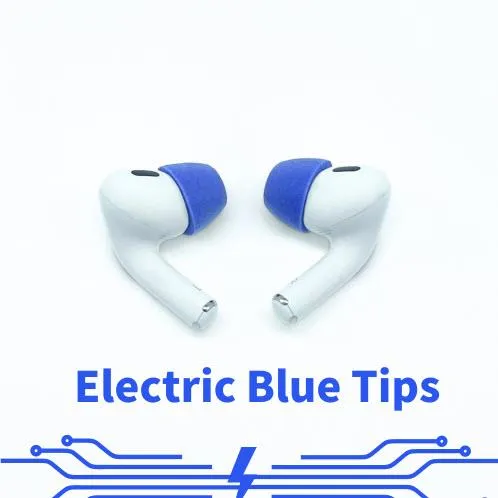 Comply Headphones Ear Tips for AirPods Pro (Electric Blue) [Assorted Pack]