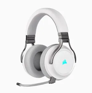 Corsair Virtuoso RGB Wireless High-Fidelity Gaming Headset, White