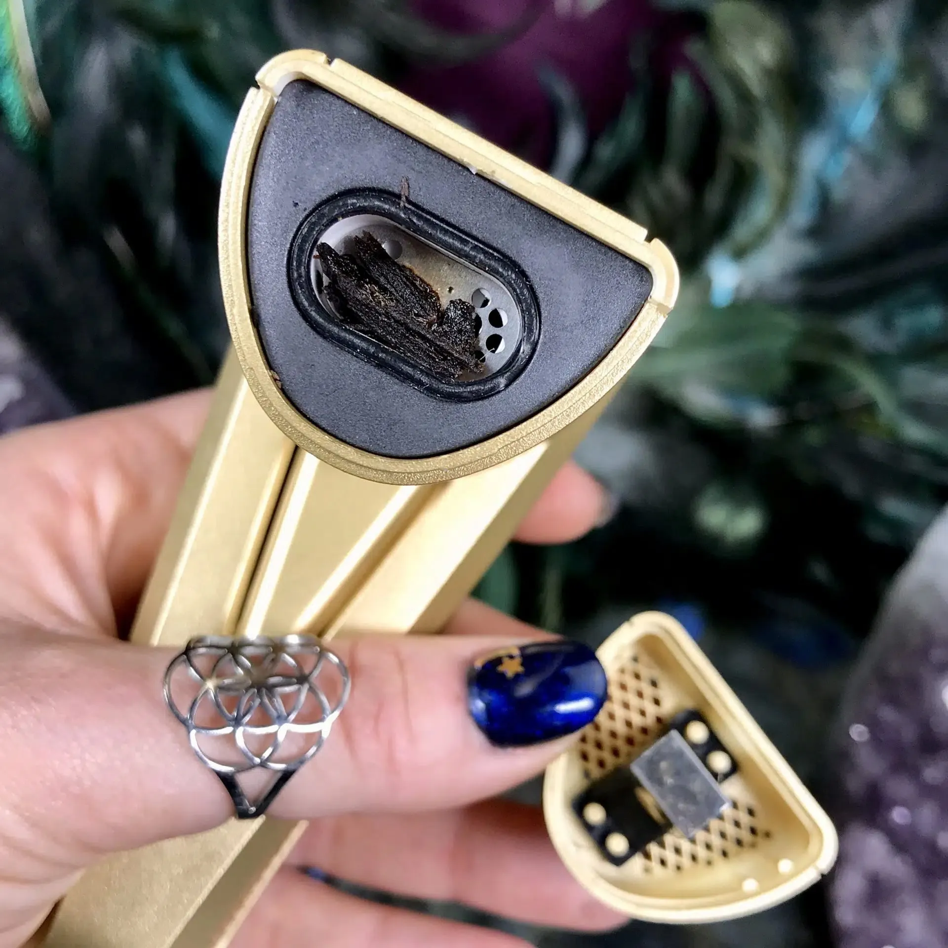 CRONY V2 COMB Mini USB Bukhoor Burner – Compact Black Electric Incense Burner for Oud and Dukhoon