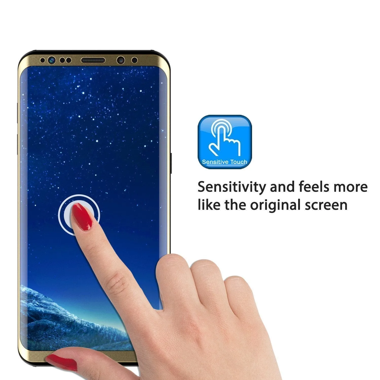 Galaxy S20 Ultra Gold Punkcase Glass SHIELD Tempered Glass Screen Protector 0.33mm Thick 9H Glass