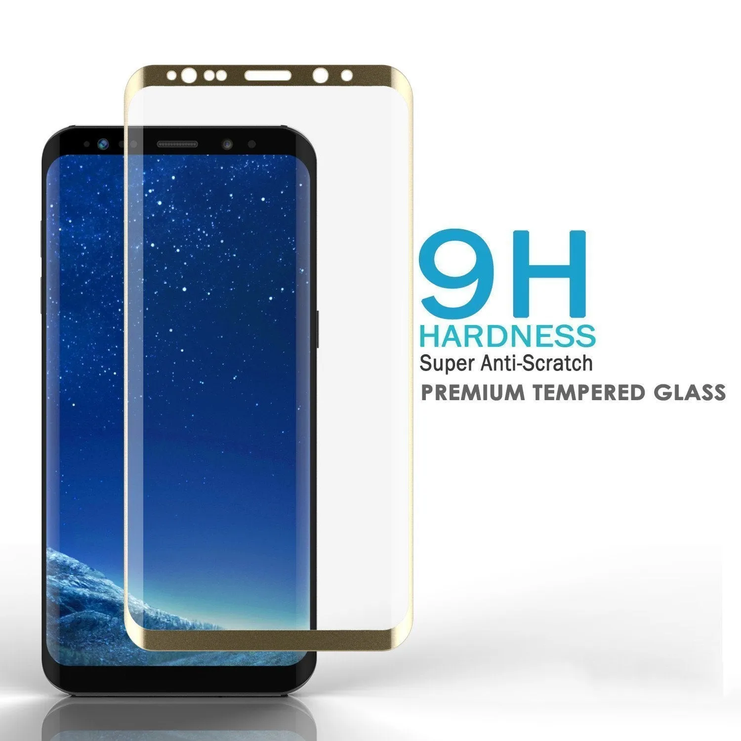 Galaxy S20 Ultra Gold Punkcase Glass SHIELD Tempered Glass Screen Protector 0.33mm Thick 9H Glass