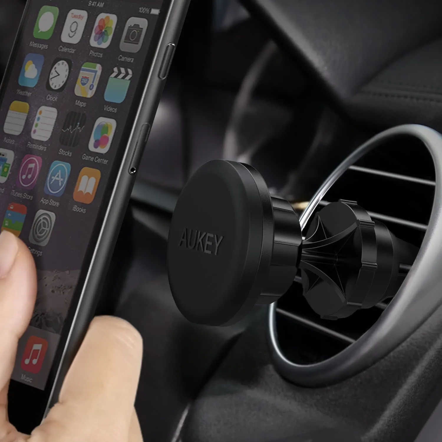 HD-C23 Magnetic Air Vent 360° Rotatable Car Mount