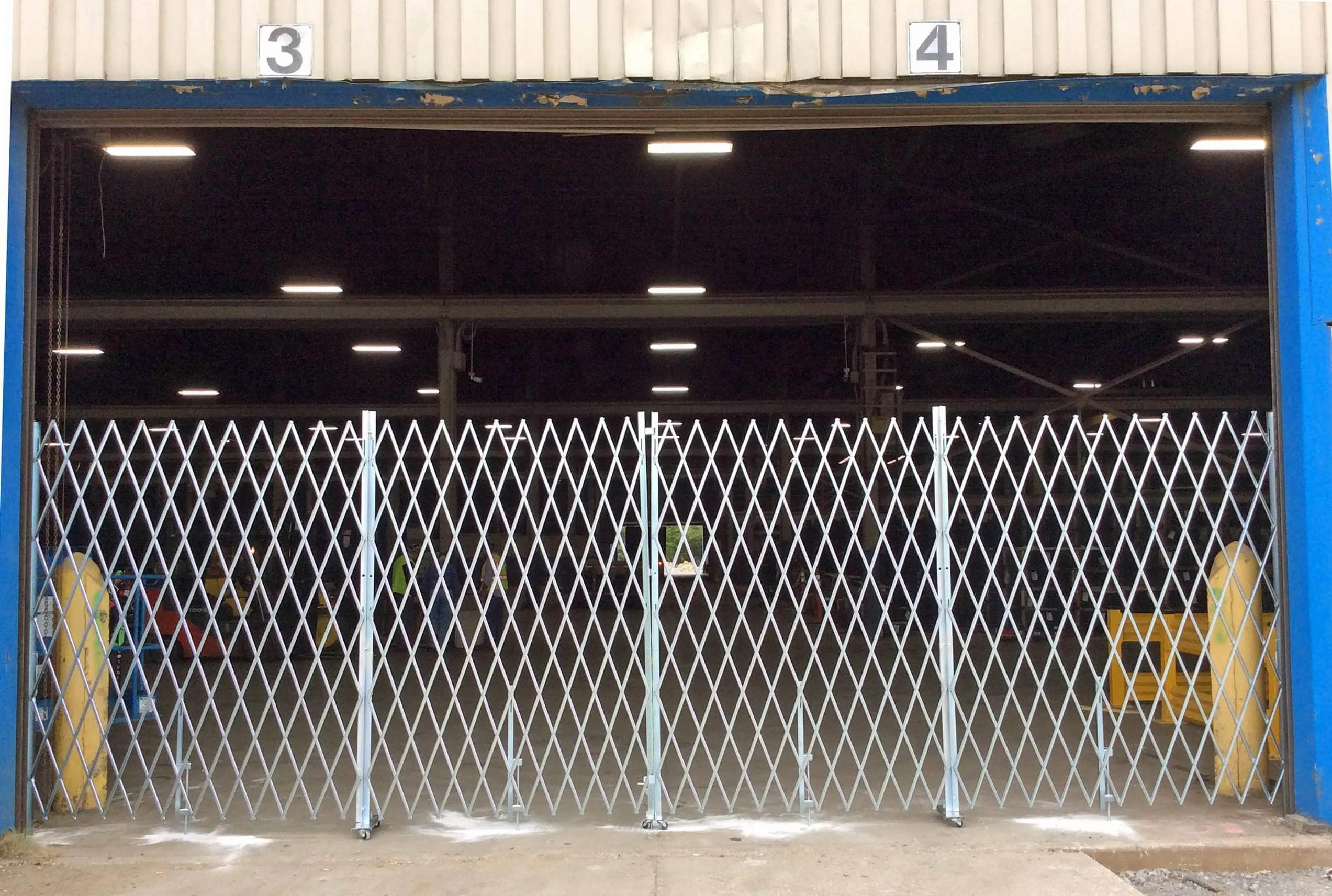 Heavy Duty Pair Folding Security Gates