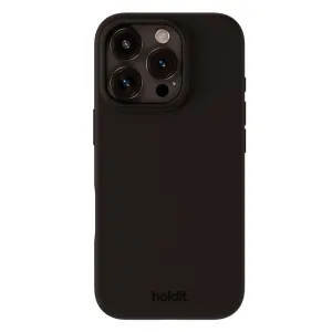 Holdit iPhone 16 Pro Soft Touch Silikone Case - Black