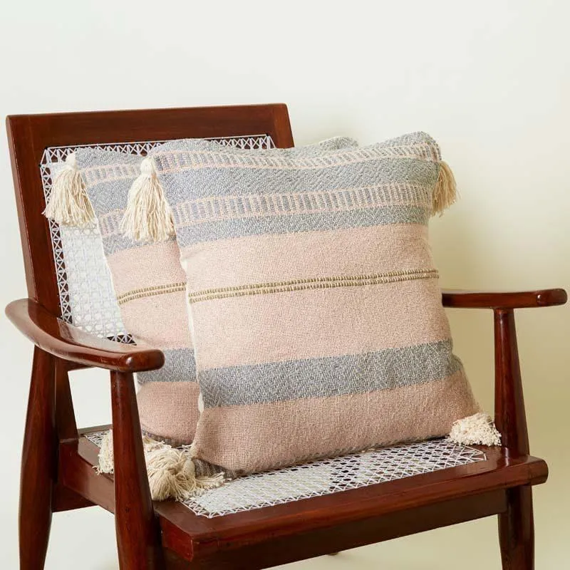 Infinity Stripe Cushion Cover - Set Of Two