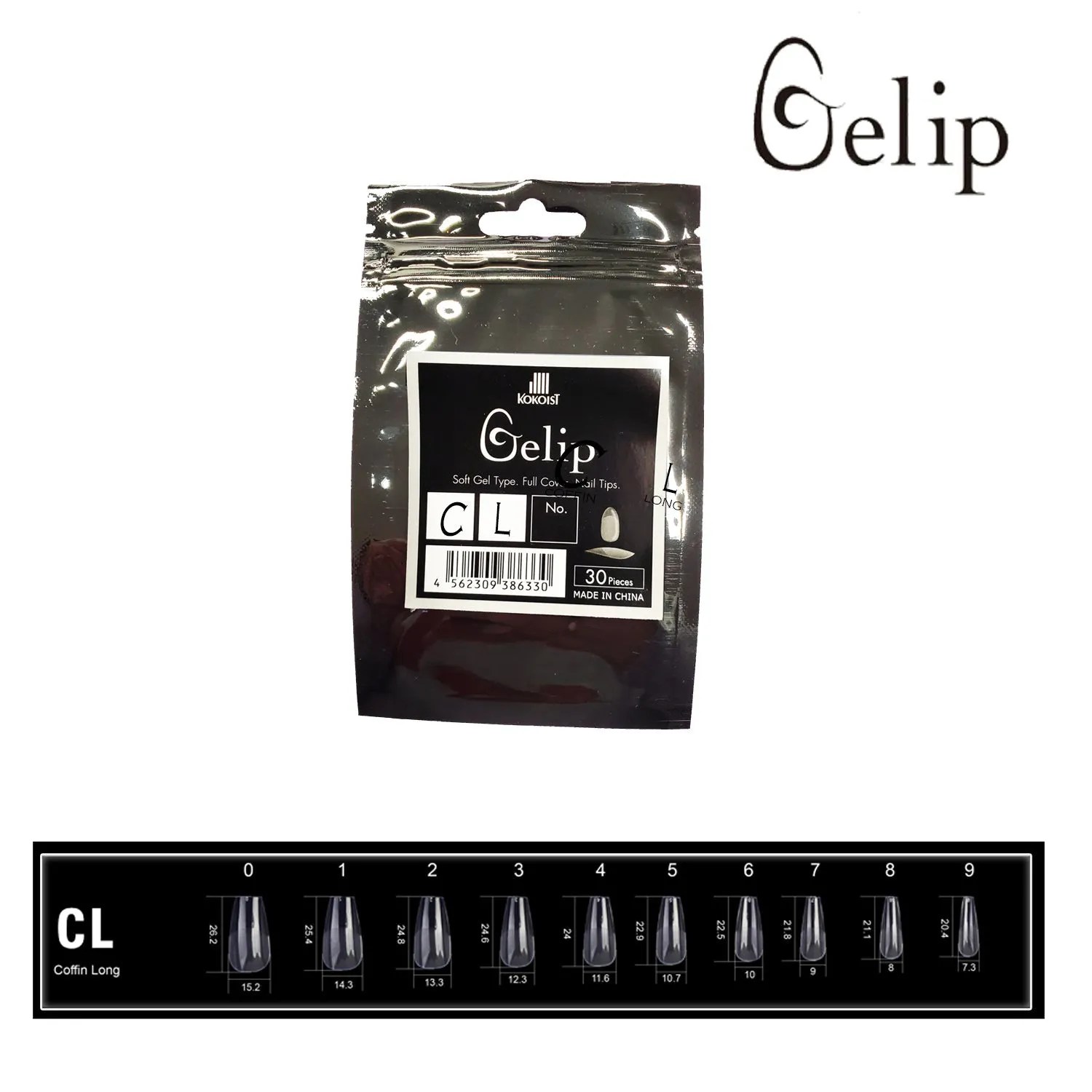 Kokoist Gelip Coffin Long Refill 30pc