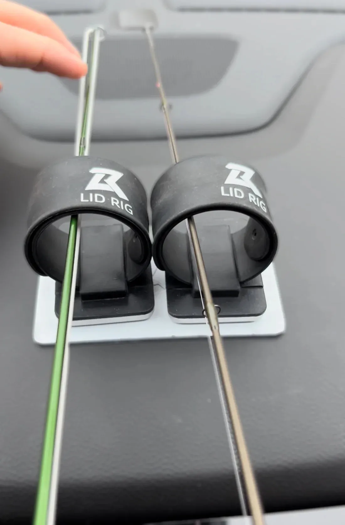 Lid Rig - Mag Band - White Topo