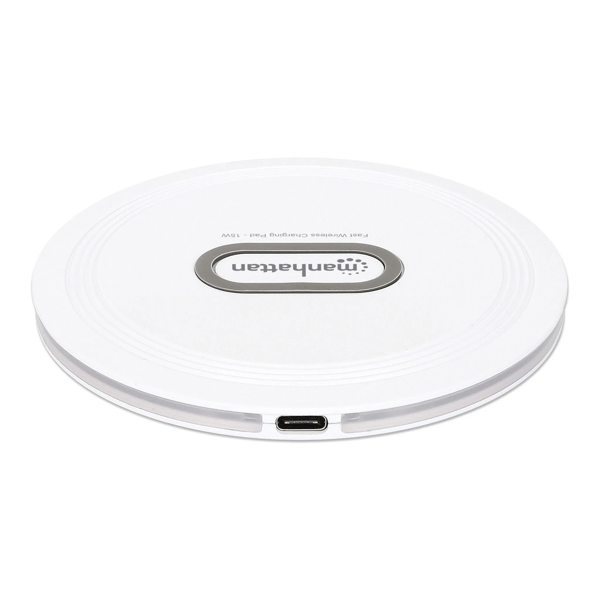 Manhattan 406024 15W Fast Wireless Charging Pad