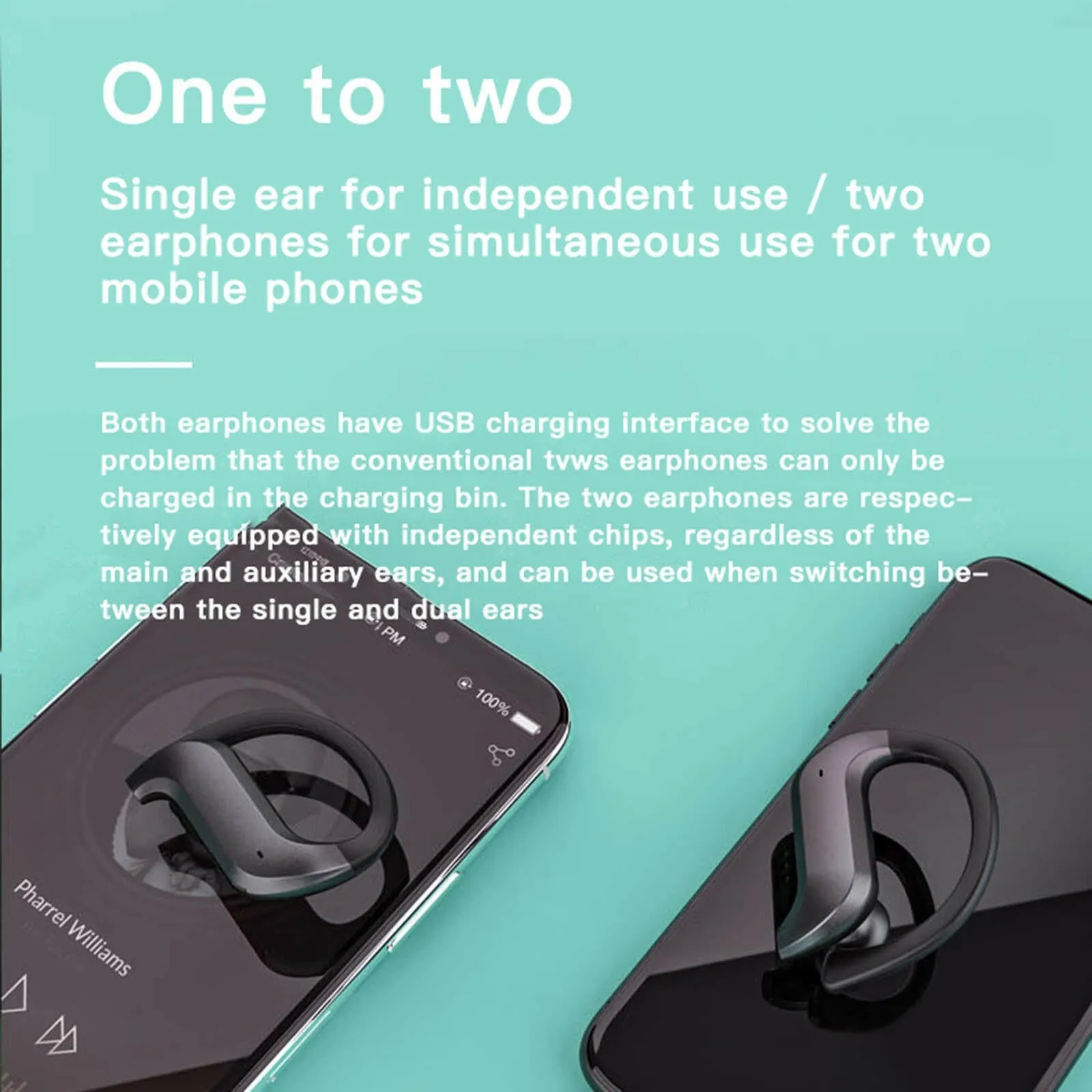 MD03 Bluetooth Earphone Led Display Wireless Headphone Sports Headphone Sport Bass Wireless Headset IPX4 Waterproof with Charge Box