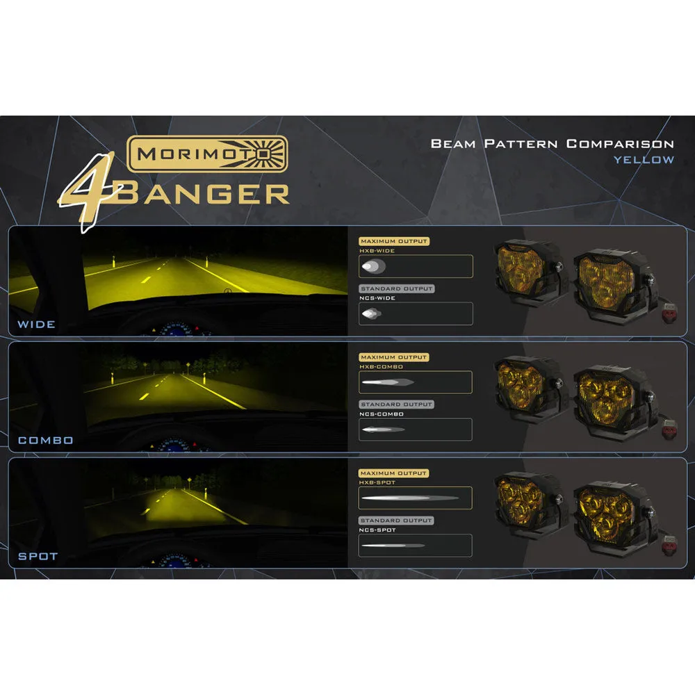 Morimoto - 4Banger LED Ditch Light System - Toyota Tundra (2014-2021)