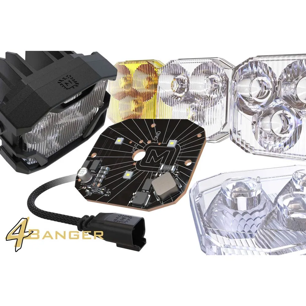 Morimoto - 4Banger LED Ditch Light System - Toyota Tundra (2014-2021)