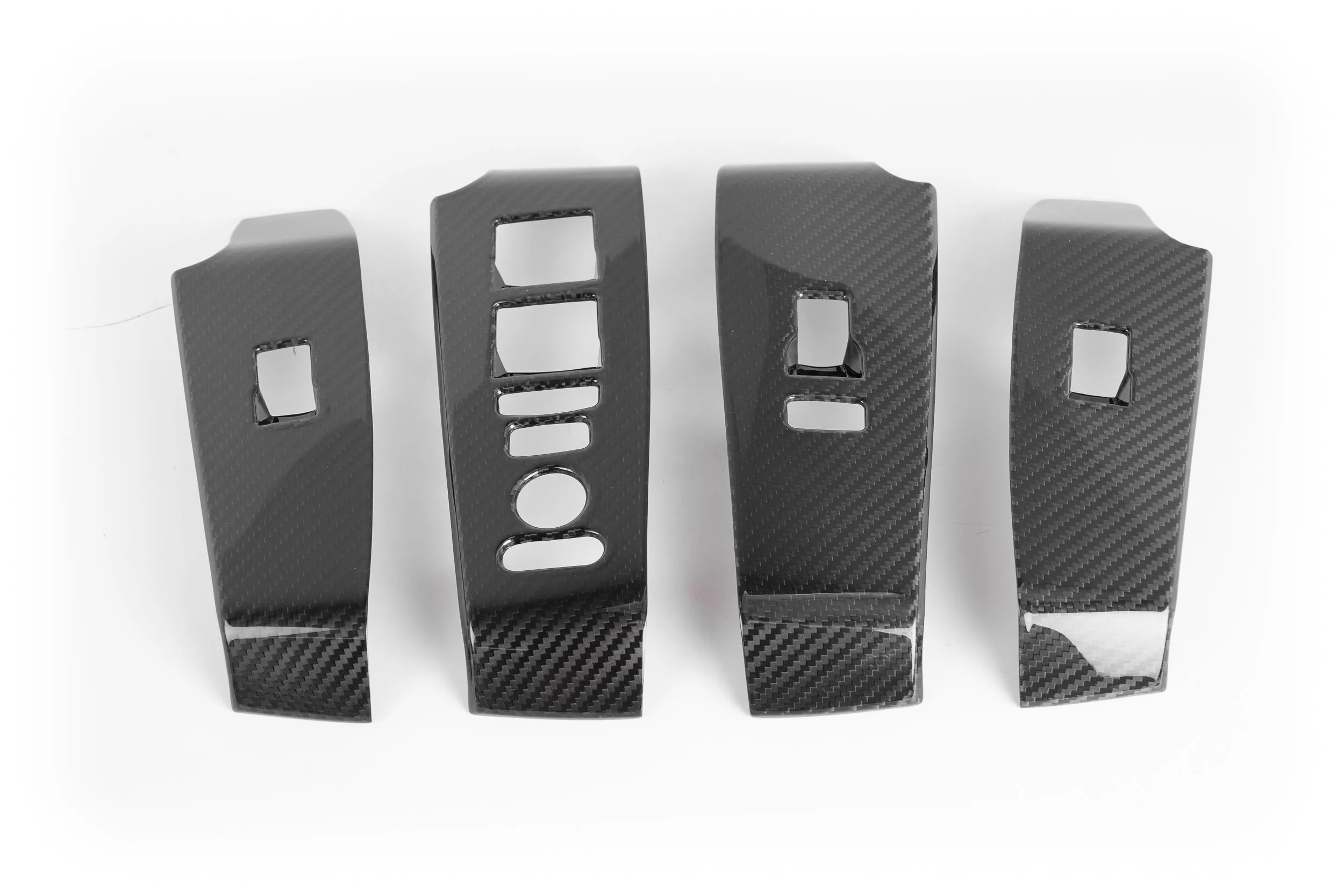 OLM 2022  Honda Civic / OLM LE Carbon Fiber Window Switch Panel Covers (Set of 4)
