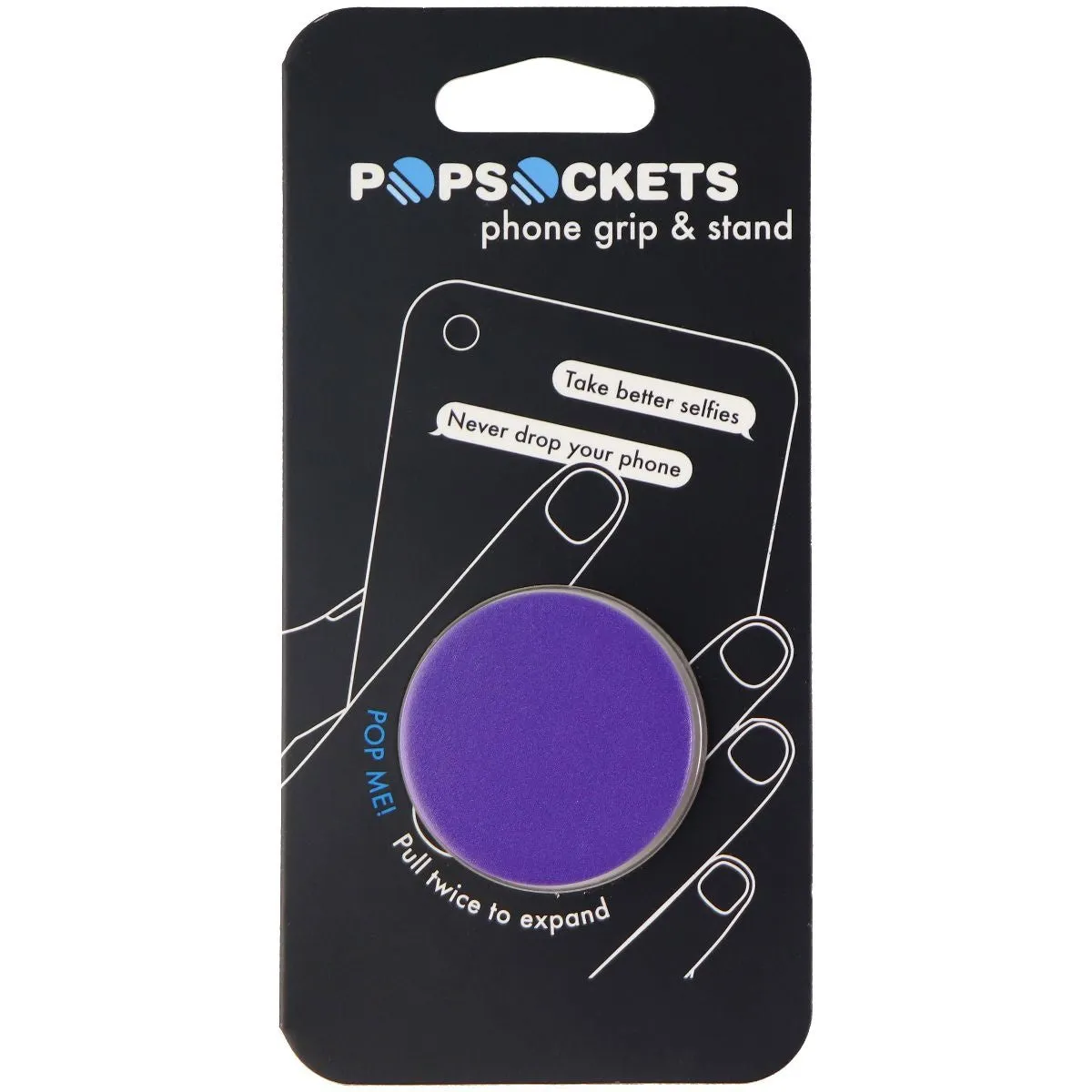 PopSockets: Collapsible Grip & Stand for Phones and Tablets - Purple