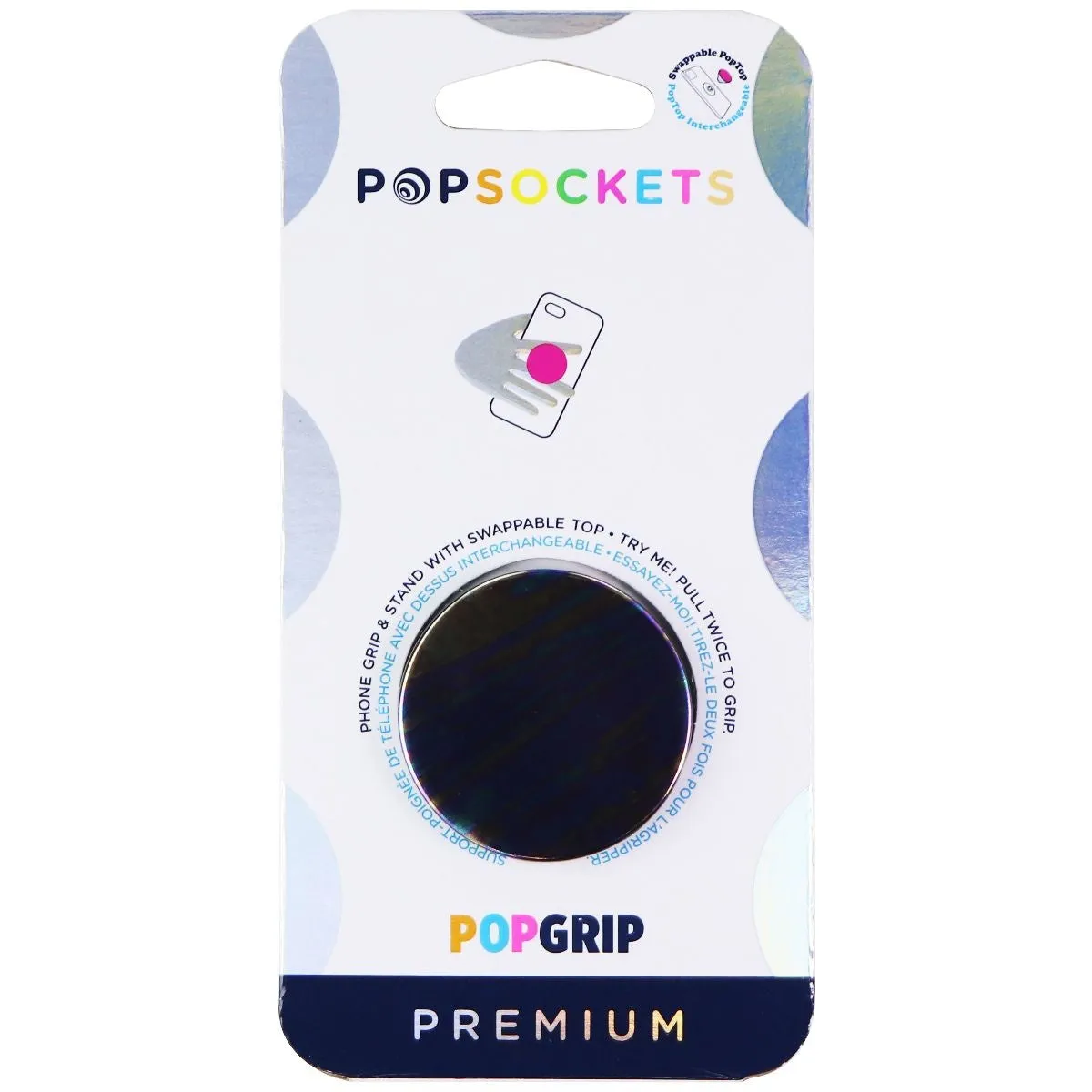 PopSockets PopGrip Expanding Stand and Grip with a Swappable Top - Oil Slick