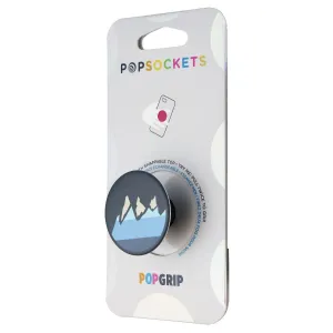 PopSockets: PopGrip Expanding Stand and Grip with Swappable Top - Peaks Blue