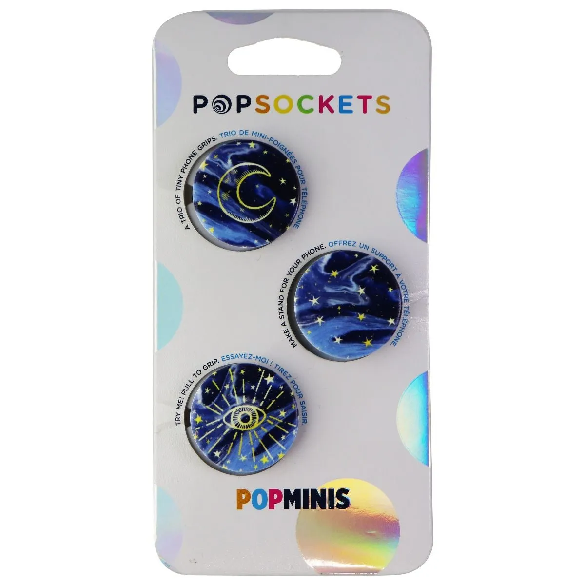PopSockets PopMini Grips for Phones & Tablets (3 Pack) - Starry Skies