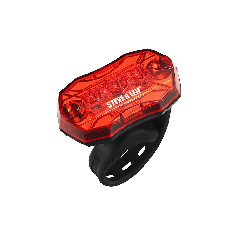 Red LED Bike Rear Lights with Silicon Strap