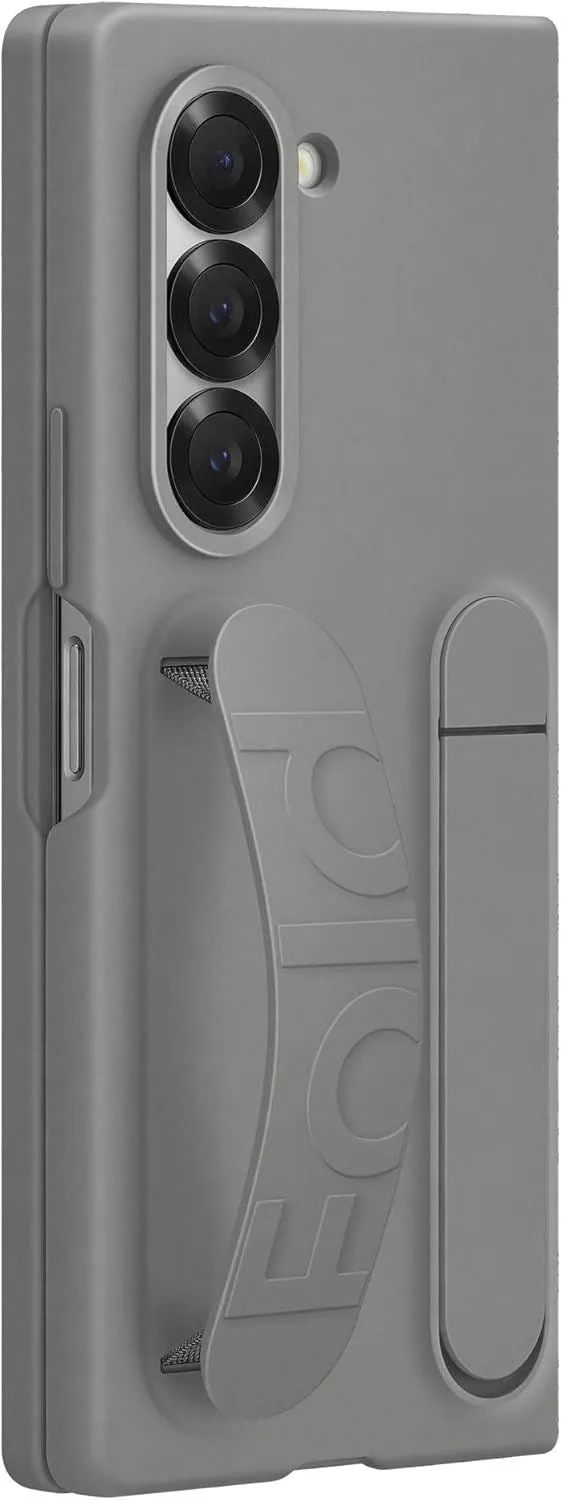 Samsung Galaxy Z Fold 6 Silicone Case Grip with Stand Grey - EF-MF956TJEGWW