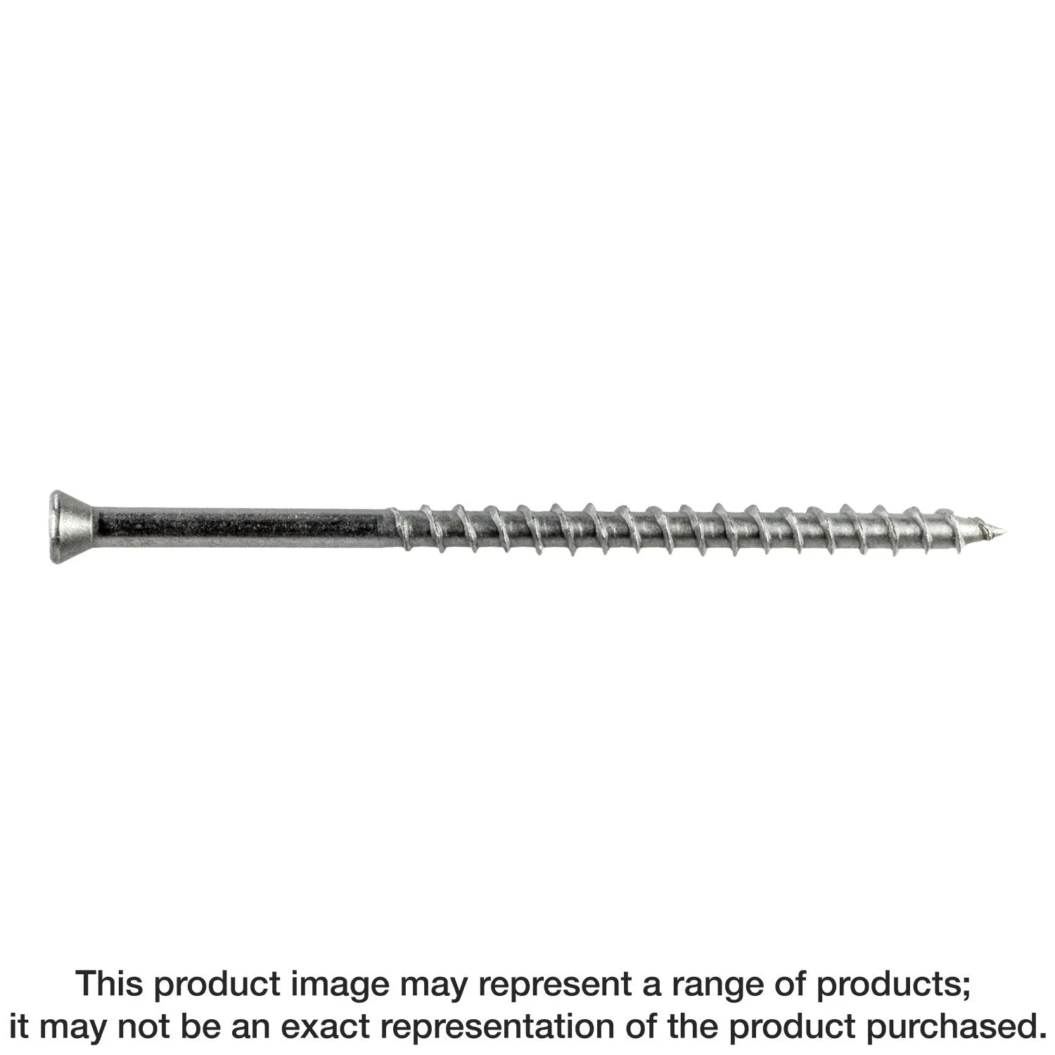 Simpson S07300WPB Deck-Drive DWP WOOD SS Screw — #7 x 3 in. T-15, Trim Head, Type 305 (1750-Qty)