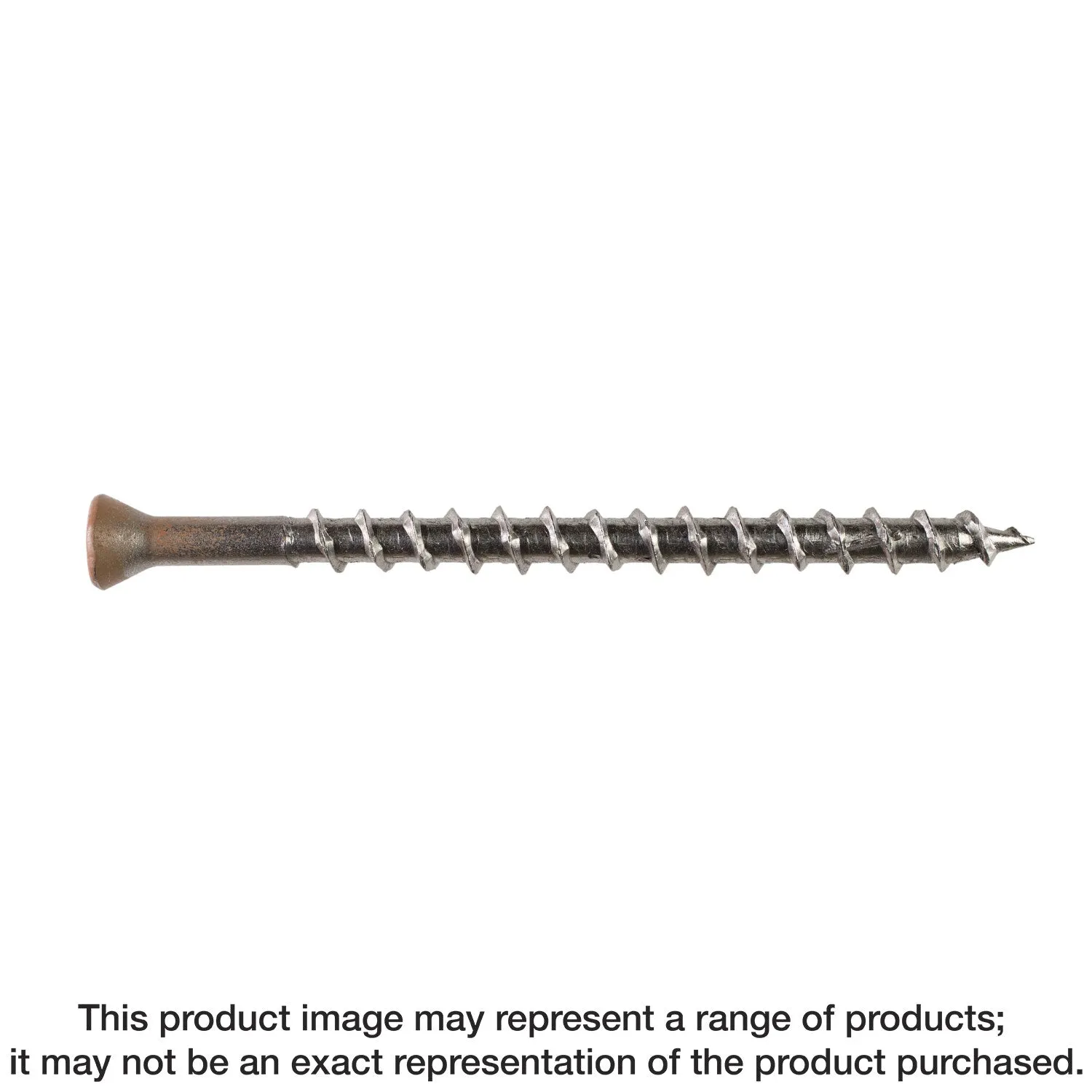Simpson S08300WPP Deck-Drive DWP WOOD SS Screw — #8 x 3 in. T-20, Trim Head, Type 305 (350-Qty)