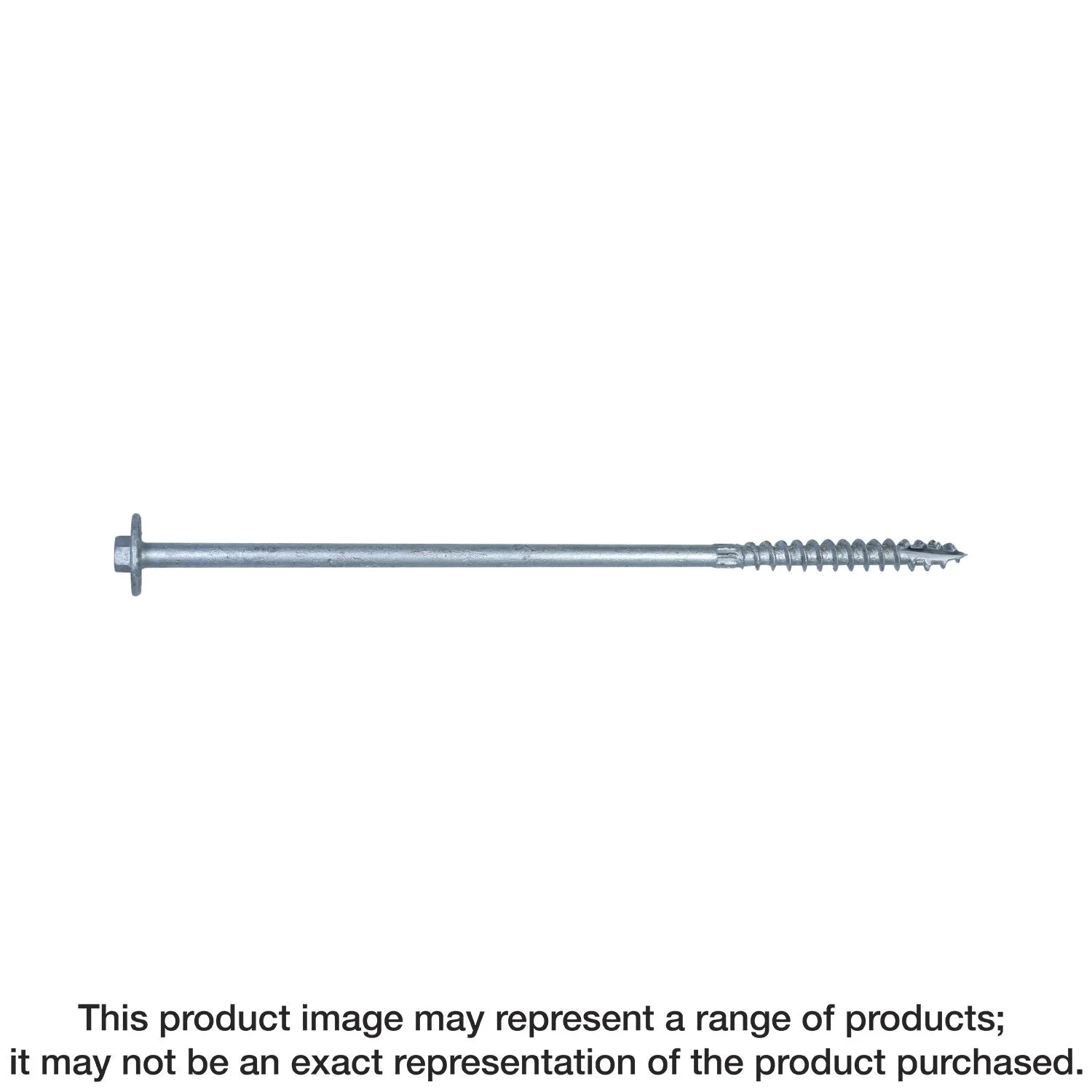Simpson SDWH27400GR30 Strong-Drive SDWH TIMBER-HEX HDG Screw — 0.276 in. x 4 in. 3/8 Hex (30-Qty)