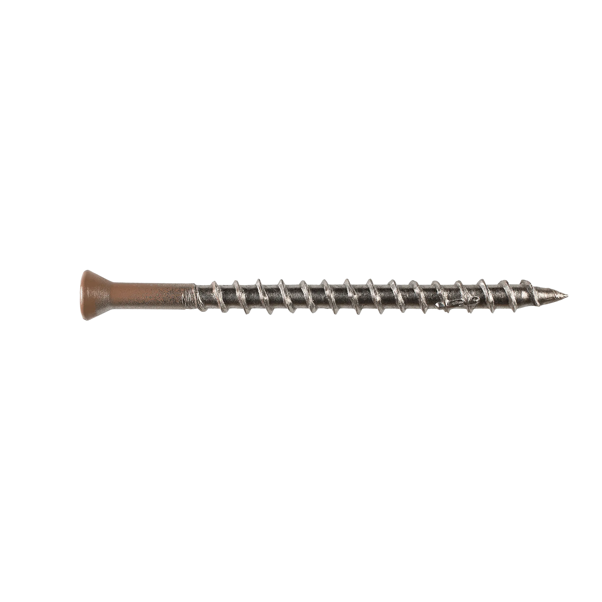 Simpson T07125WP1 Deck-Drive DWP WOOD SS Screw — #7 x 1-1/4 in. T15, Trim Head, Type 316 (1 lb.)