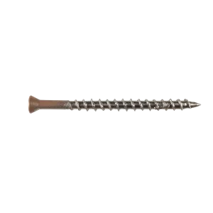 Simpson T07125WP1 Deck-Drive DWP WOOD SS Screw — #7 x 1-1/4 in. T15, Trim Head, Type 316 (1 lb.)