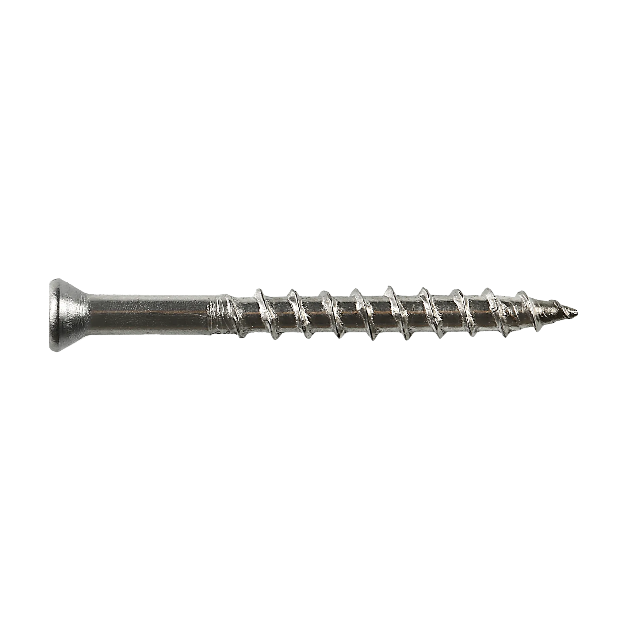 Simpson T08300WPF1 Deck-Drive DWP WOOD SS Screw — #8 x 3 in. T-20, Flat Head, Type 316 (1 lb.)