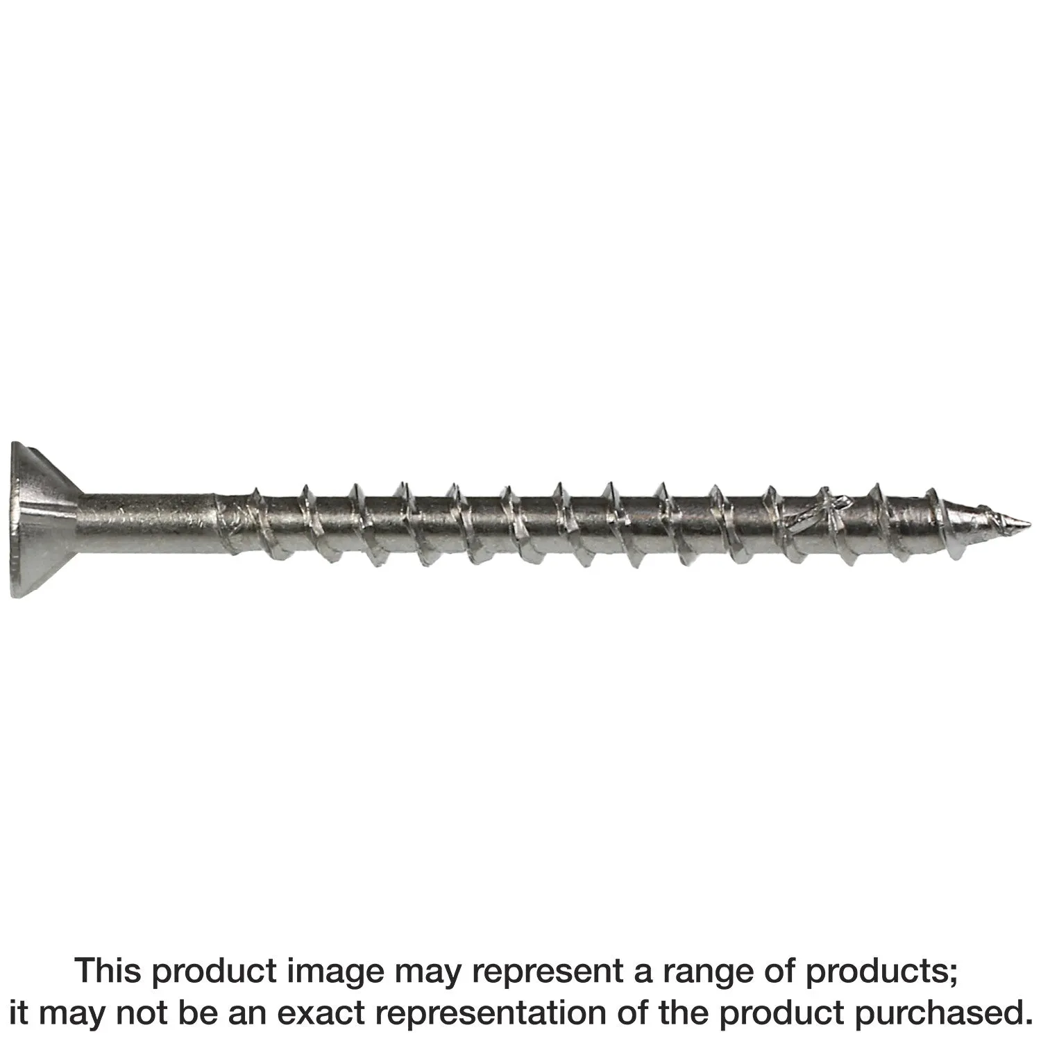 Simpson T10200WP5 Deck-Drive DWP WOOD SS Screw — #10 x 2 in. T-25, Flat Head, Type 316 (5 lb.)