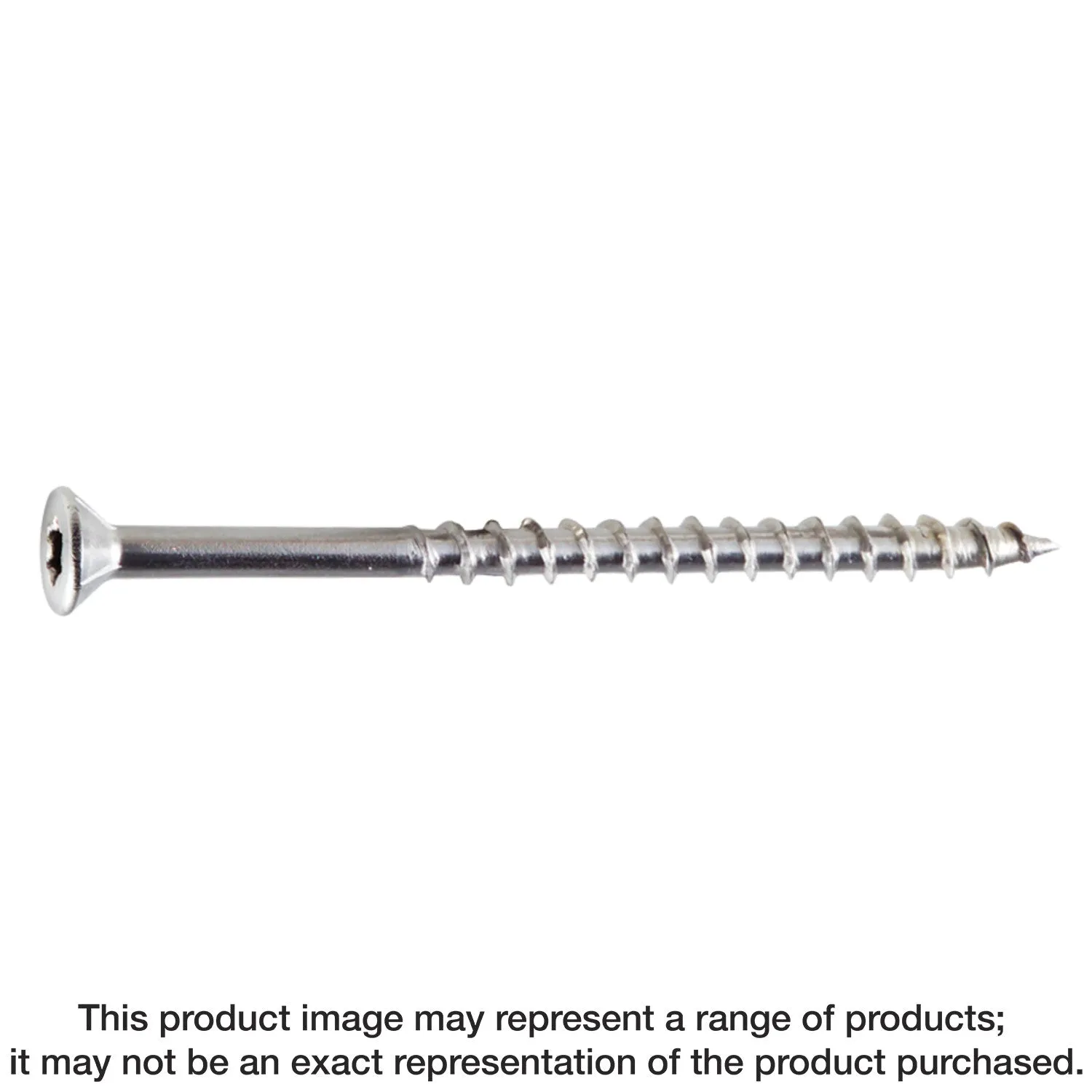 Simpson T12600WPB Strong-Drive DWP WOOD SS Screw — #12 x 6 in. T27, Flat Head, Type 316 (600-Qty)