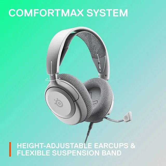 SteelSeries Headset Arctis Nova 1 Multi-System Gaming Headset (White)